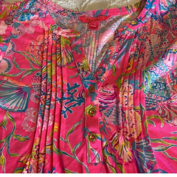 Lilly Pulitzer Dress Bright Pinks & Coral - Picture 3 of 3